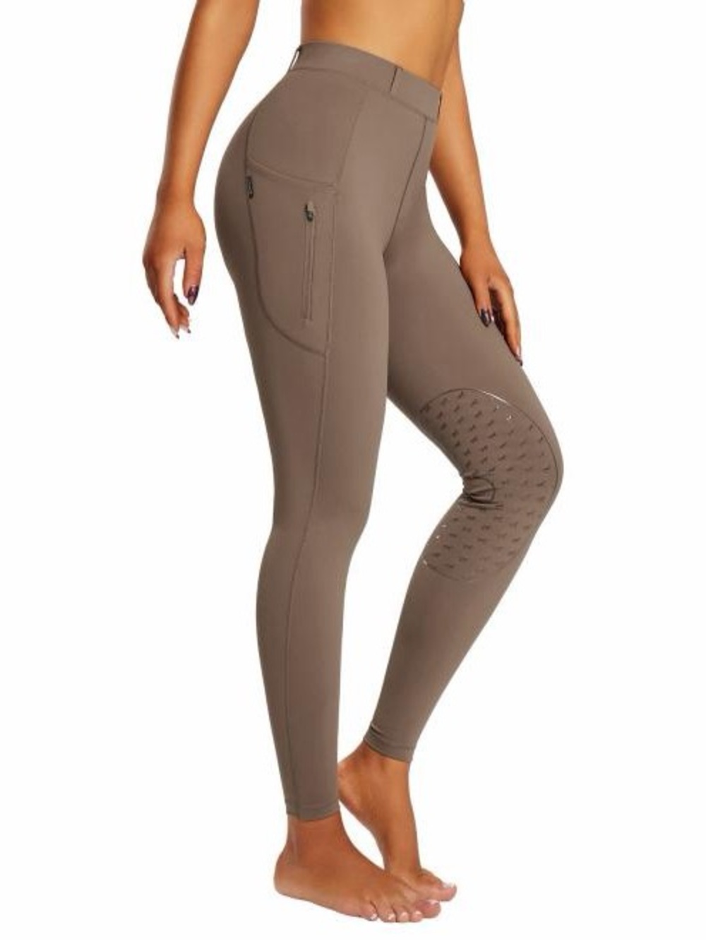 Baleaf riding pant Silicone Tights in light brown